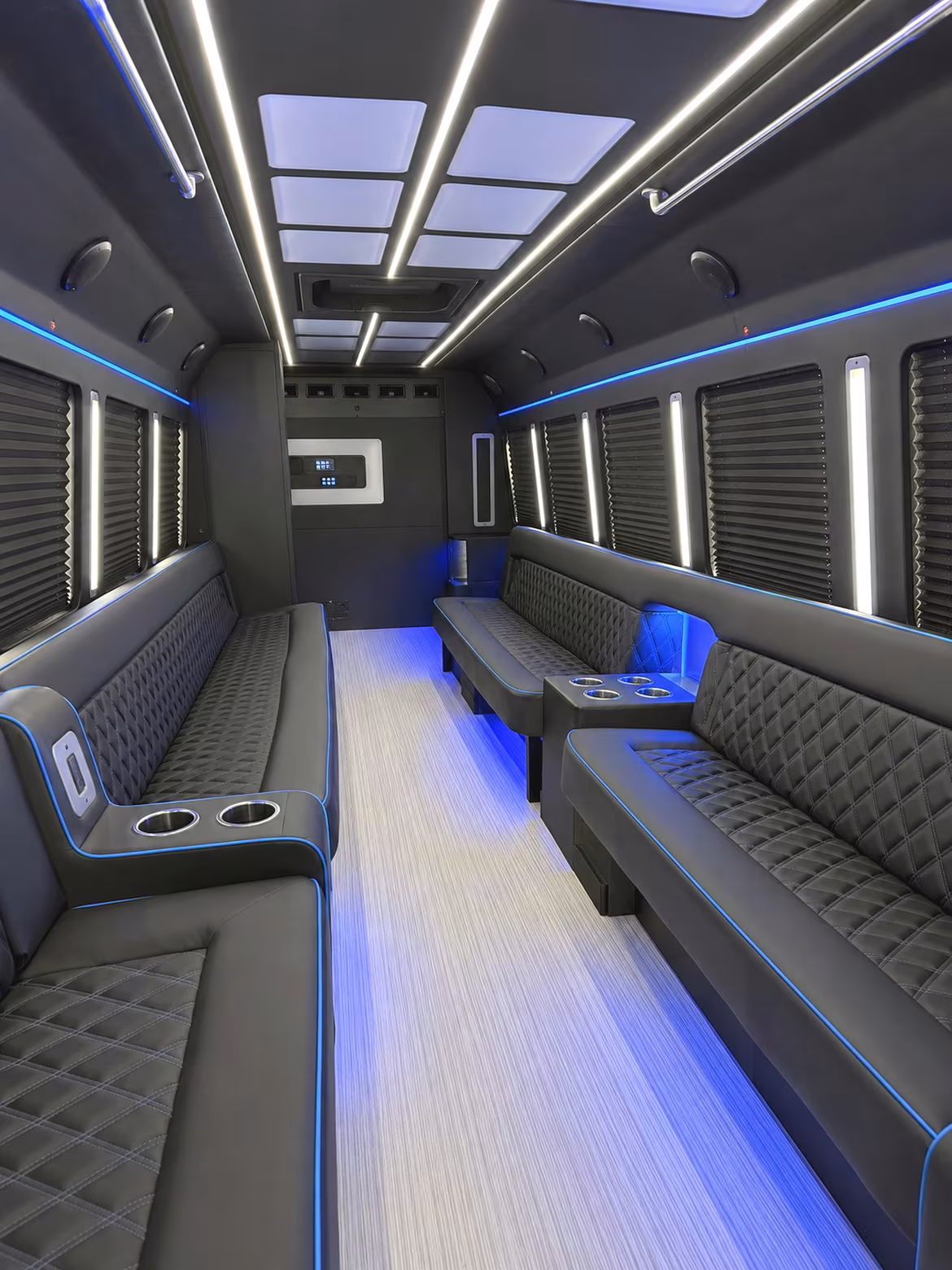 28 Passenger Party Bus Interior