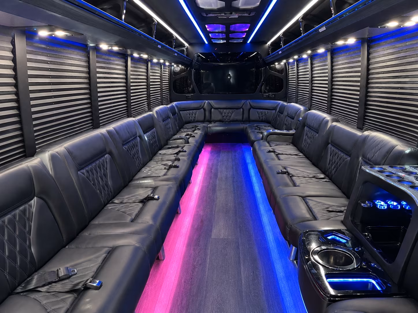 Fort Collins Bachelor & Bachelorette Transportation party bus exterior