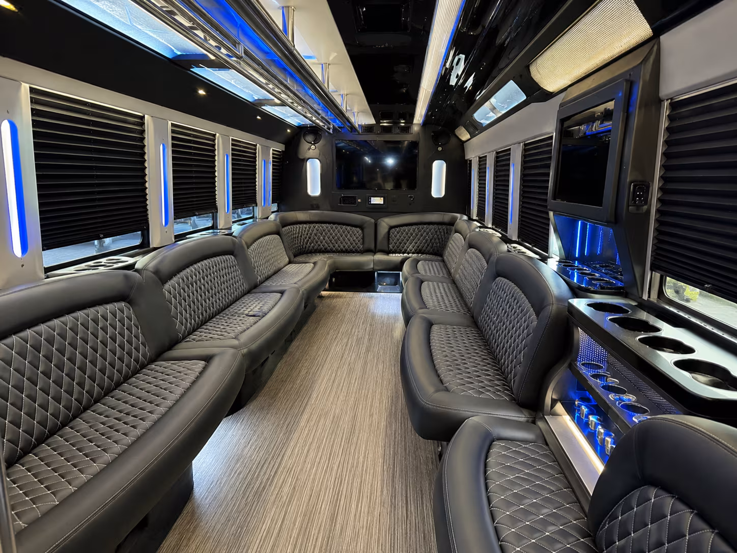 Fort Collins Bachelor & Bachelorette Transportation party bus exterior