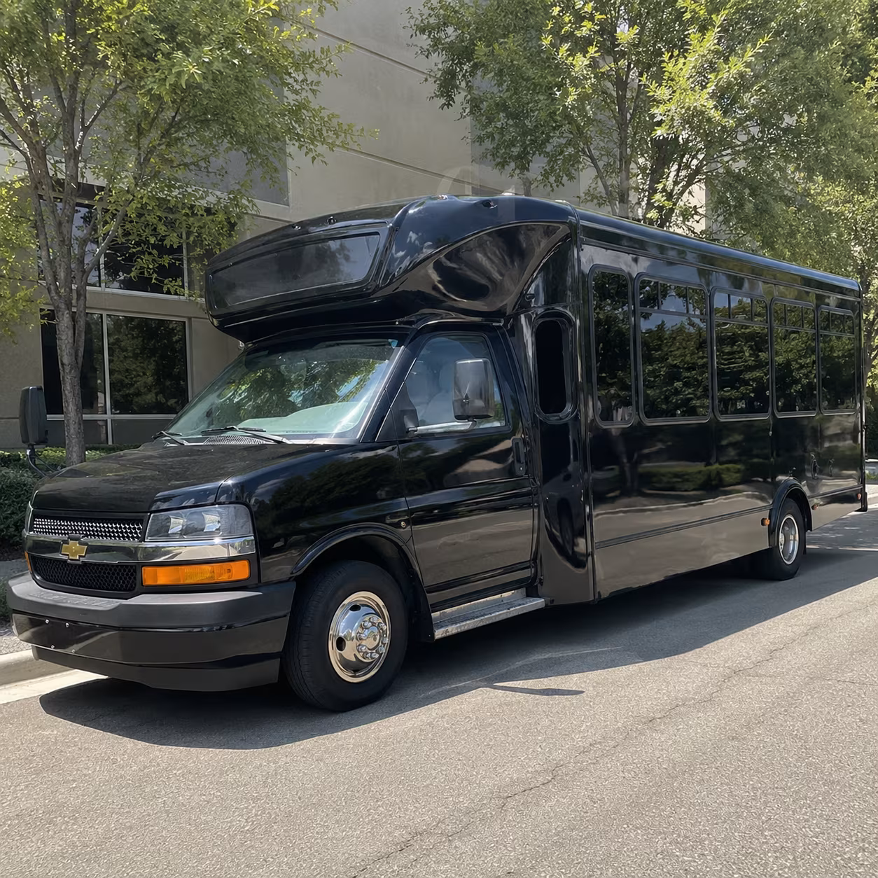Fort Collins Birthday, Sweet 16, & Quinceañera Transportation party bus exterior