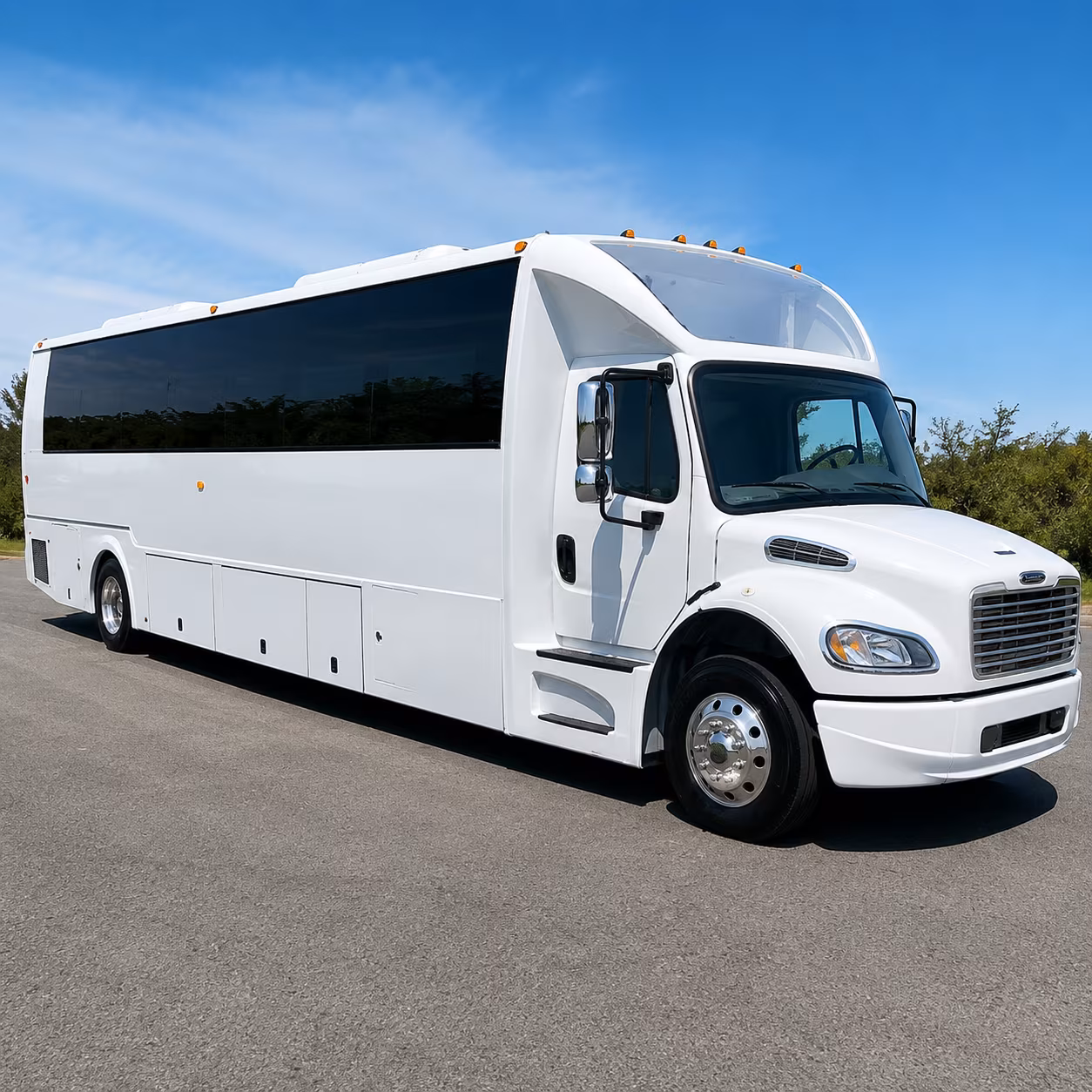 Fort Collins Private Event Transportation party bus exterior