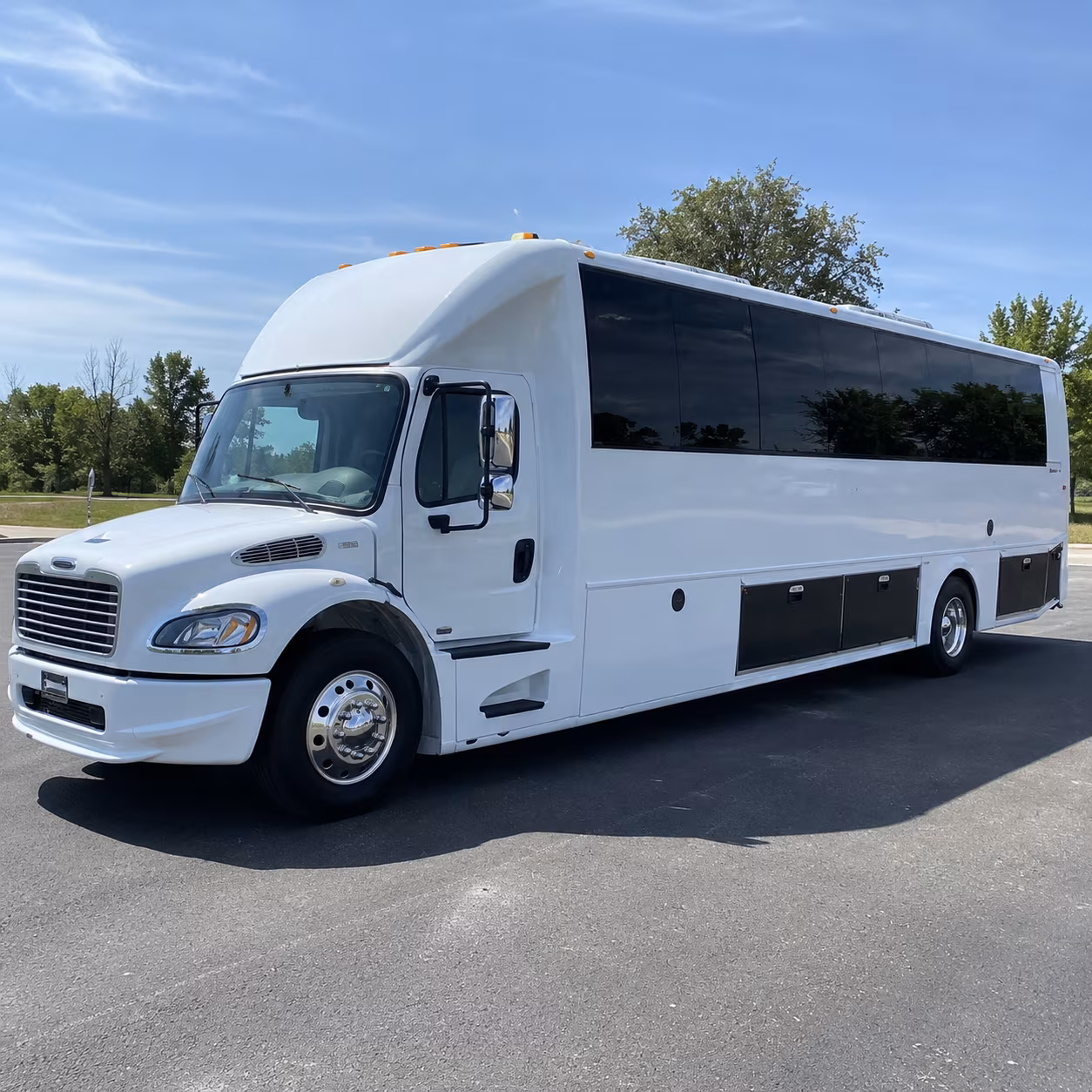 Fort Collins Prom & Homecoming Transportation party bus exterior