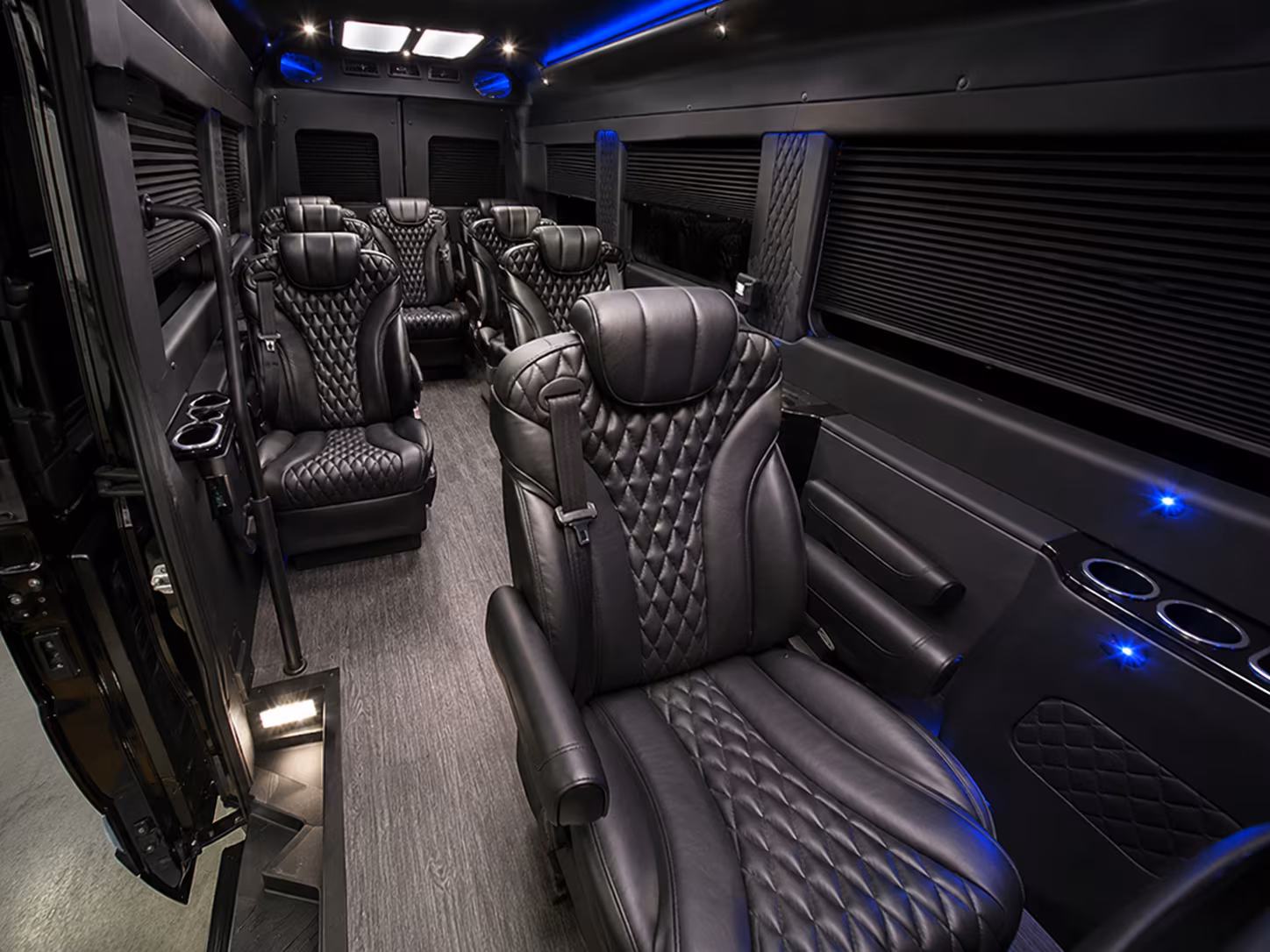 Fort Collins School Event Transportation party bus exterior