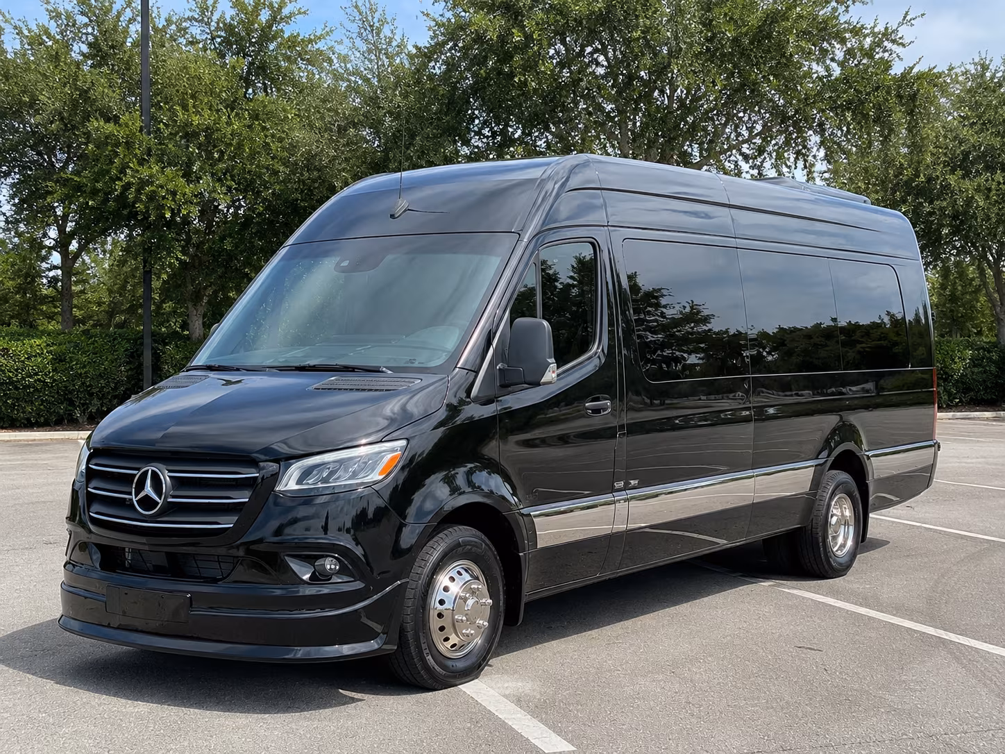 Fort Collins School Event Transportation party bus exterior