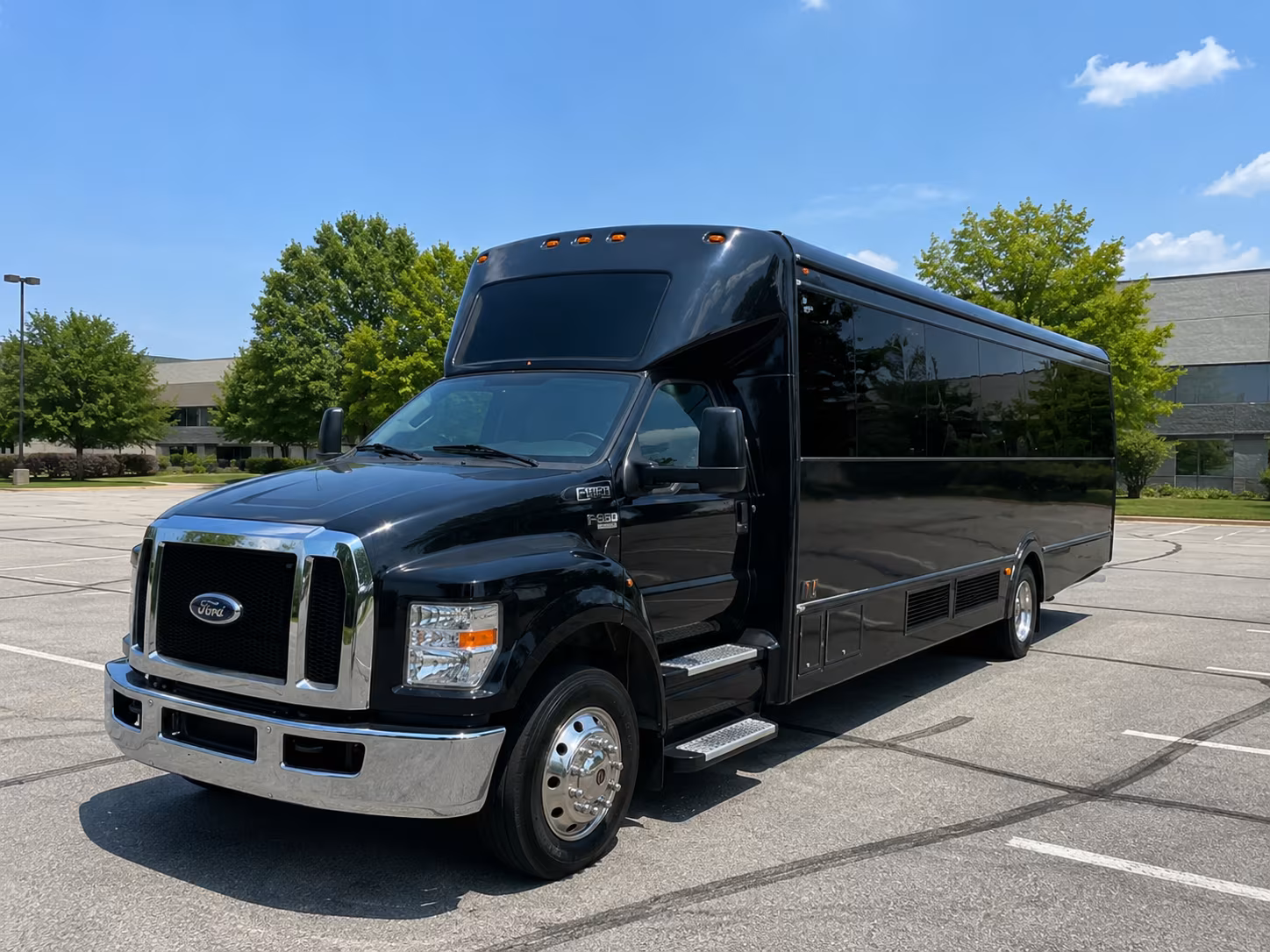 Fort Collins Sporting Event Transportation party bus interior