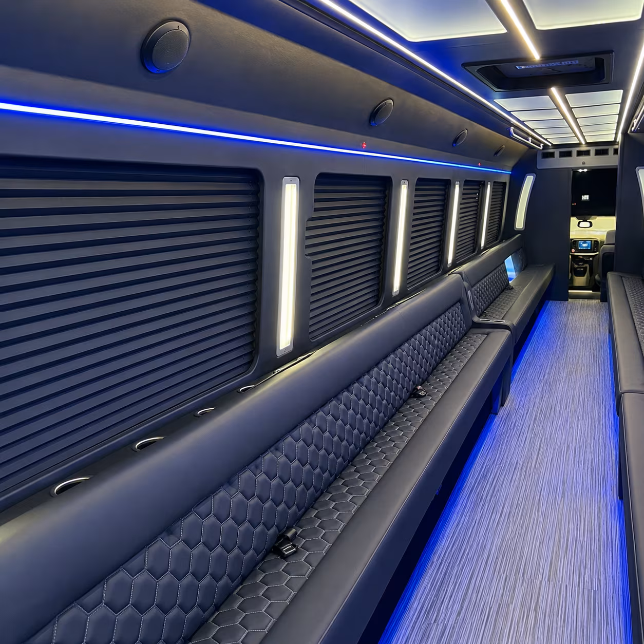Fort Collins Sporting Event Transportation party bus exterior