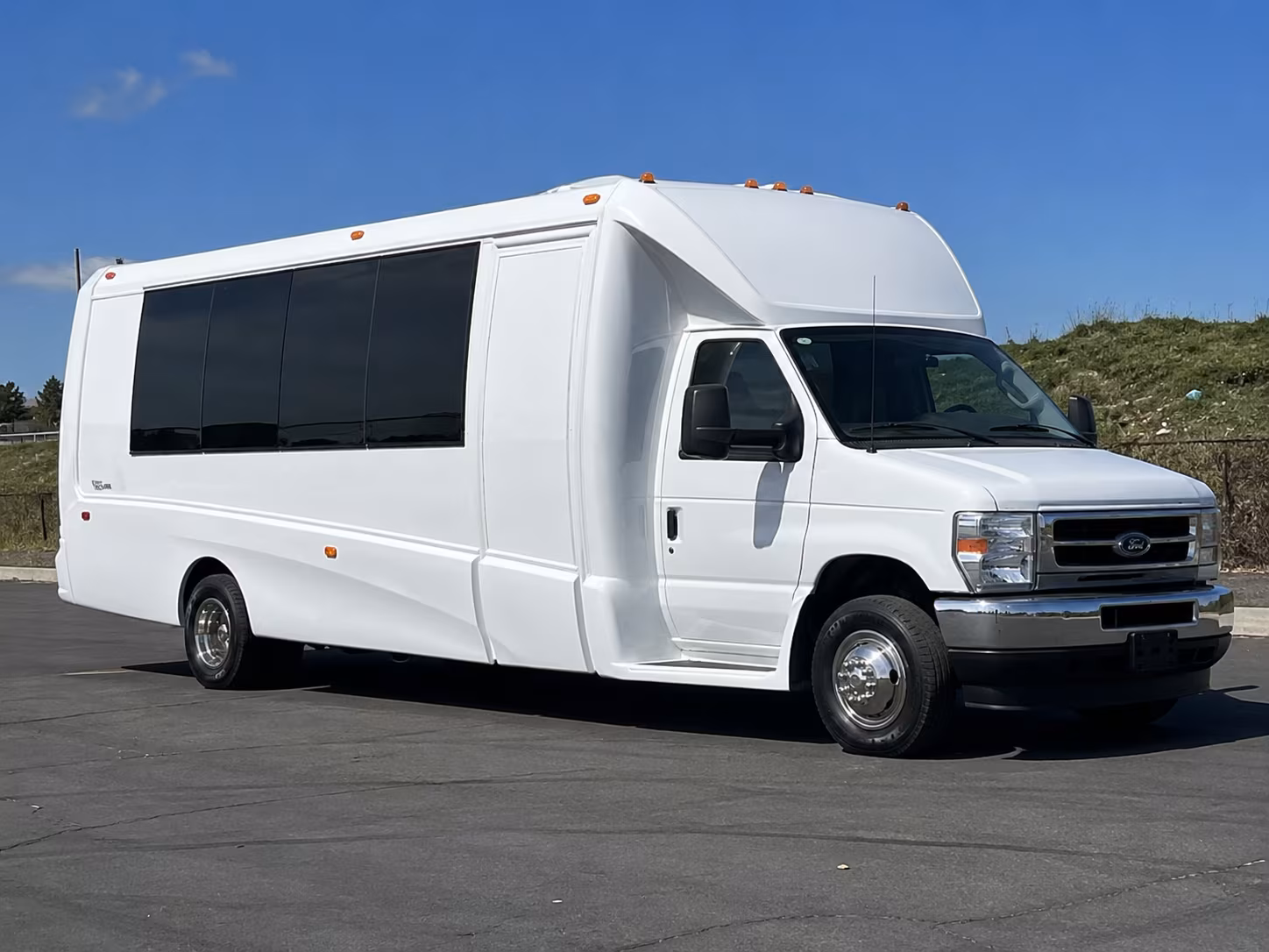 Fort Collins Wedding Transportation party bus exterior